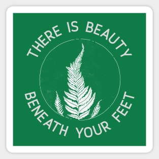 Beauty Beneath || Hand Drawn Fern Sticker